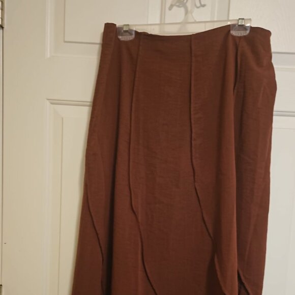 brown eloquii skirt - Picture 6 of 6